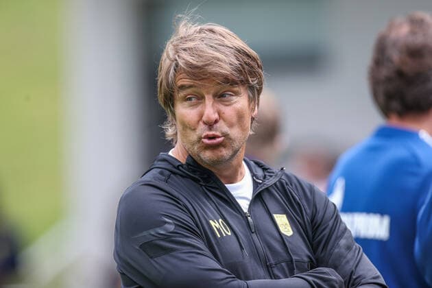 28.08.2020, Fussball, Saison 2020 2021, Testspiel, FC Schalke 04 - Aris Saloniki, Salonikis Cheftrainer Michael Oenning Kematen Tirol Österreich xRHR-FOTO TRx