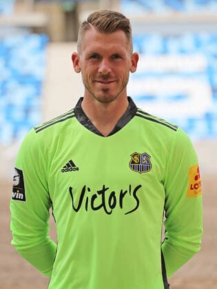 28.08.2020, xklex, Fussball 3.Liga, 1.FC Saarbruecken - Fototermin 2020 21 PortraÌˆttermin 2020 2021, emspor, v.l. Daniel Batz (1.FC Saarbruecken) Saarbruecken
