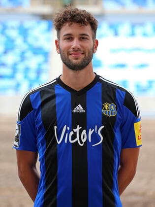 28.08.2020, xklex, Fussball 3.Liga, 1.FC Saarbruecken - Fototermin 2020 21 PortraÌˆttermin 2020 2021, emspor, v.l. Marin Sverko (1.FC Saarbruecken) Saarbruecken