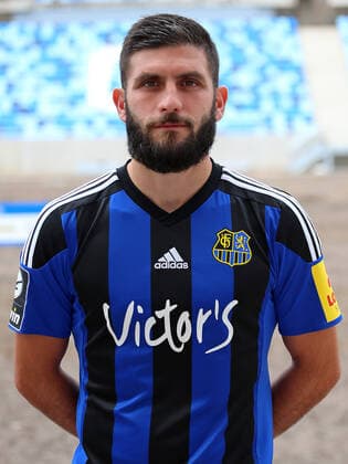 28.08.2020, xklex, Fussball 3.Liga, 1.FC Saarbruecken - Fototermin 2020 21 Portra?ttermin 2020 2021, emspor, v.l. Fanol Perdedaj (1.FC Saarbruecken) Saarbruecken