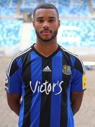 28.08.2020, xklex, Fussball 3.Liga, 1.FC Saarbruecken - Fototermin 2020 21 PortraÌˆttermin 2020 2021, emspor, v.l. Jayson Breitenbach (1.FC Saarbruecken) Saarbruecken