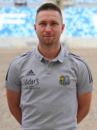 28.08.2020, xklex, Fussball 3.Liga, 1.FC Saarbruecken - Fototermin 2020 21 PortraÌˆttermin 2020 2021, emspor, v.l. Athletik- & Rehabilitationstrainer Christoph Fuhr (1.FC Saarbruecken) Saarbruecken