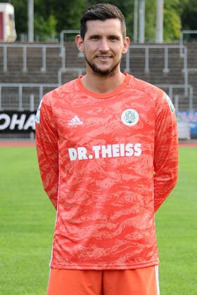 im David Salfeld,FC Homburg- 1, Mannschaftspraesentation beim FC 08 Homburg, Fussball,Regionalliga Suedwest, 29.08.20, im Waldstadion Homburg, GER, Fussball, Regionalliga Suedwest, Mannschaftspraesentation und Kader Portraets der Mannschaft des FC 08 Homburg, 29.08.20, Homburg Saar Copyright: xPeterxFranzx Eibner-Pressefotox EP_pfz