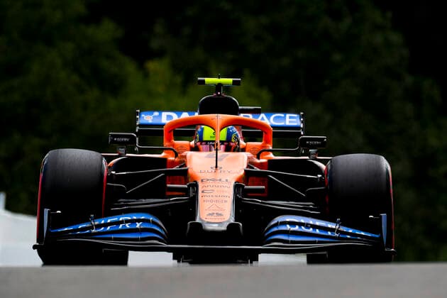 Motorsports: FIA Formula One World Championship, WM, Weltmeisterschaft 2020, Grand Prix of Belgium Motorsports: FIA Formula One World Championship 2020, Grand Prix of Belgium, 4 Lando Norris (GBR, McLaren F1 Team),