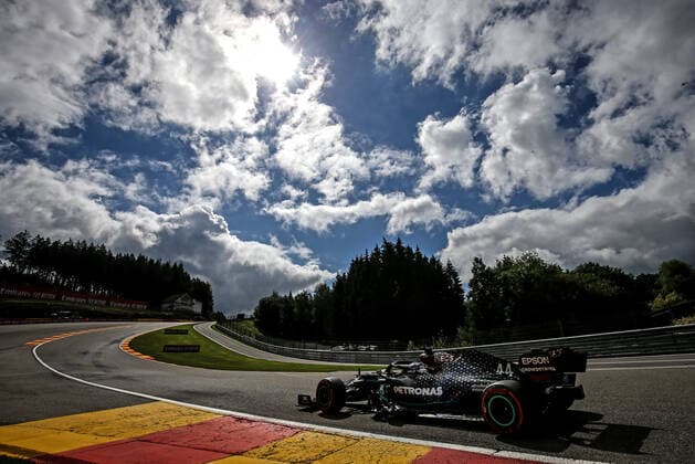 Motorsports: FIA Formula One World Championship, WM, Weltmeisterschaft 2020, Grand Prix of Belgium Motorsports: FIA Formula One World Championship 2020, Grand Prix of Belgium, 44 Lewis Hamilton (GBR, Mercedes-AMG Petronas Formula One Team),
