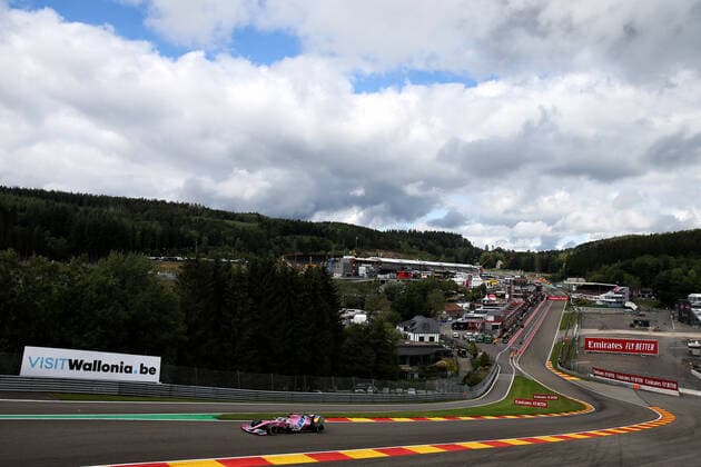 Motorsports: FIA Formula One World Championship, WM, Weltmeisterschaft 2020, Grand Prix of Belgium Motorsports: FIA Formula One World Championship 2020, Grand Prix of Belgium, 11 Sergio Perez (MEX, BWT Racing Point F1 Team),