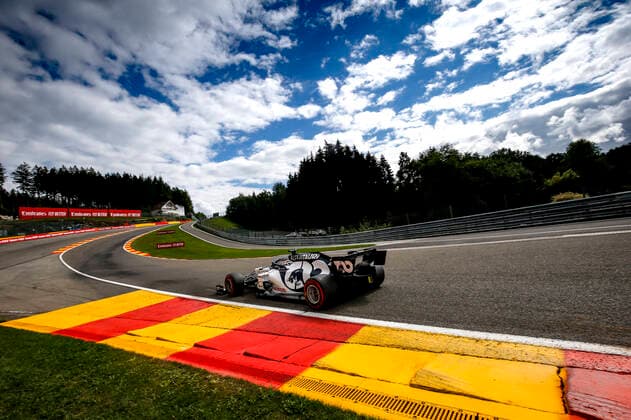 Motorsports: FIA Formula One World Championship, WM, Weltmeisterschaft 2020, Grand Prix of Belgium, 26 Daniil Kvyat (RUS, Scuderia AlphaTauri Honda), Spa-Francorchamps Belgium