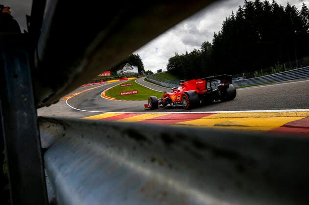 Motorsports: FIA Formula One World Championship, WM, Weltmeisterschaft 2020, Grand Prix of Belgium, 5 Sebastian Vettel (GER, Scuderia Ferrari Mission Winnow), Spa-Francorchamps Belgium