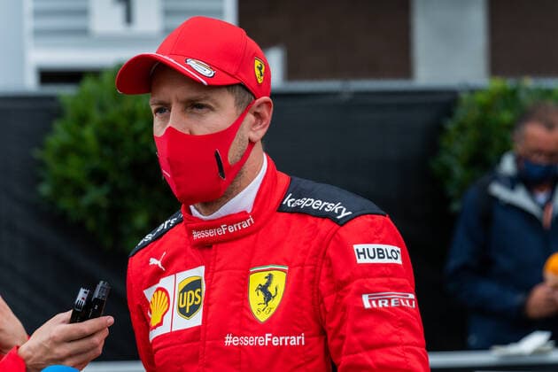 Motorsports: FIA Formula One World Championship, WM, Weltmeisterschaft 2020, Grand Prix of Belgium Motorsports: FIA Formula One World Championship 2020, Grand Prix of Belgium, 5 Sebastian Vettel (GER, Scuderia Ferrari Mission Winnow),