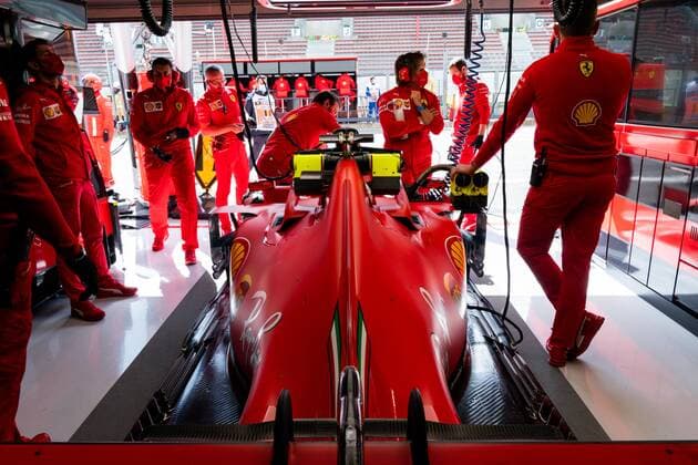 Sport Bilder des Tages Motorsports: FIA Formula One World Championship, WM, Weltmeisterschaft 2020, Grand Prix of Belgium Motorsports: FIA Formula One World Championship 2020, Grand Prix of Belgium, 5 Sebastian Vettel (GER, Scuderia Ferrari Mission Winnow),