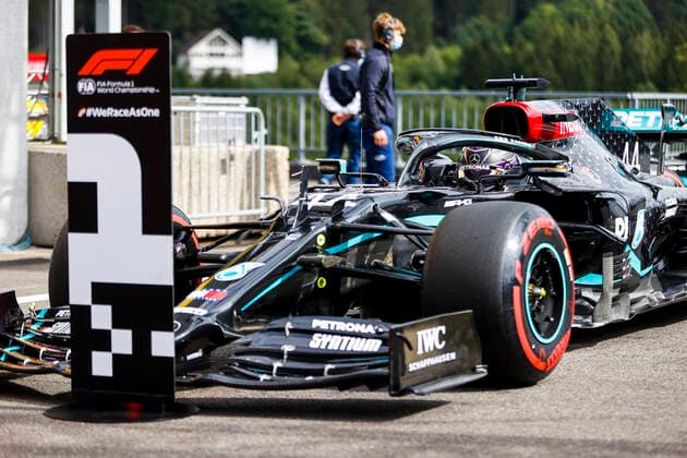 Motorsports: FIA Formula One World Championship, WM, Weltmeisterschaft 2020, Grand Prix of Belgium Motorsports: FIA Formula One World Championship 2020, Grand Prix of Belgium, 44 Lewis Hamilton (GBR, Mercedes-AMG Petronas Formula One Team),