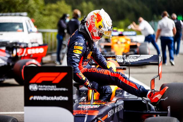 Motorsports: FIA Formula One World Championship, WM, Weltmeisterschaft 2020, Grand Prix of Belgium Motorsports: FIA Formula One World Championship 2020, Grand Prix of Belgium, 33 Max Verstappen (NLD, Aston Martin Red Bull Racing),