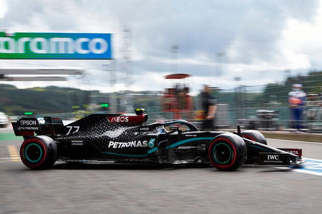 Motorsports: FIA Formula One World Championship, WM, Weltmeisterschaft 2020, Grand Prix of Belgium Motorsports: FIA Formula One World Championship 2020, Grand Prix of Belgium, 77 Valtteri Bottas (FIN, Mercedes-AMG Petronas Formula One Team),