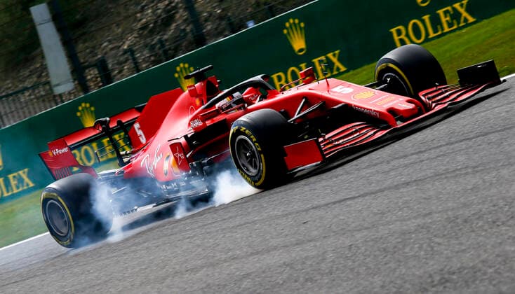 Motorsports: FIA Formula One World Championship, WM, Weltmeisterschaft 2020, Grand Prix of Belgium, 5 Sebastian Vettel (GER, Scuderia Ferrari Mission Winnow), Spa-Francorchamps Belgium