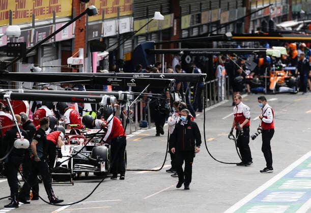 Motorsports: FIA Formula One World Championship, WM, Weltmeisterschaft 2020, Grand Prix of Belgium, 99 Antonio Giovinazzi (ITA, Alfa Romeo Racing ORLEN), Spa-Francorchamps Belgium