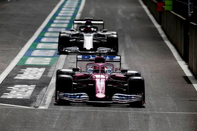 Motorsports: FIA Formula One World Championship, WM, Weltmeisterschaft 2020, Grand Prix of Belgium, 11 Sergio Perez (MEX, BWT Racing Point F1 Team), Spa-Francorchamps Belgium