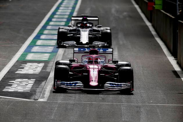 Motorsports: FIA Formula One World Championship, WM, Weltmeisterschaft 2020, Grand Prix of Belgium, 11 Sergio Perez (MEX, BWT Racing Point F1 Team), Spa-Francorchamps Belgium