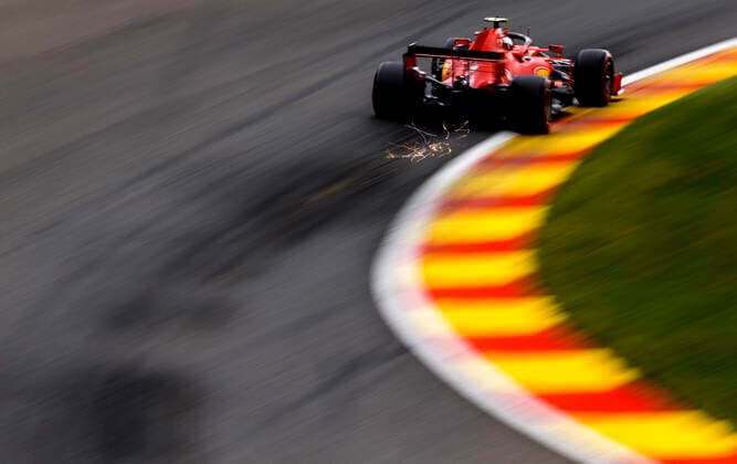 Motorsports: FIA Formula One World Championship, WM, Weltmeisterschaft 2020, Grand Prix of Belgium, 16 Charles Leclerc (MCO, Scuderia Ferrari Mission Winnow), Spa-Francorchamps Belgium