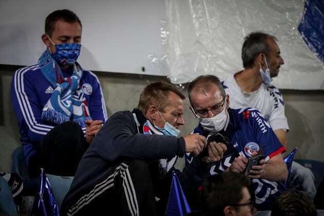 Racing Strasbourg vs Nice FOOTBALL : Strasbourg vs Nice - Ligue 1 Uber Eats - 29 08 2020 ElyxandroCEGARRA PANORAMIC 