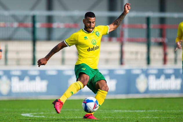 24.08.2020 - Fußball, Testspiel, 2020 2021, SC Verl - Norwich City: Onel Hernandez (Norwich) Verl Nordrhein-Westfalen Deutschland Sportclub Arena