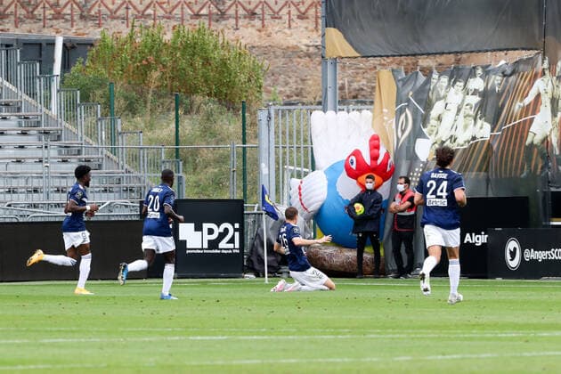 JOIE - EQUIPE DE FOOTBALL DE BORDEAUX FOOTBALL : Angers vs Bordeaux - Ligue 1 Uber Eats - 30 08 2020 FEP Panoramic 