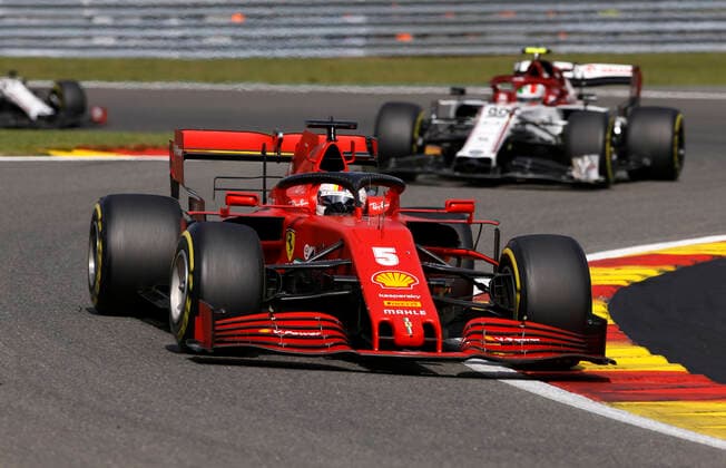 Motorsports: FIA Formula One World Championship, WM, Weltmeisterschaft 2020, Grand Prix of Belgium, 5 Sebastian Vettel (GER, Scuderia Ferrari Mission Winnow), Spa-Francorchamps Belgium