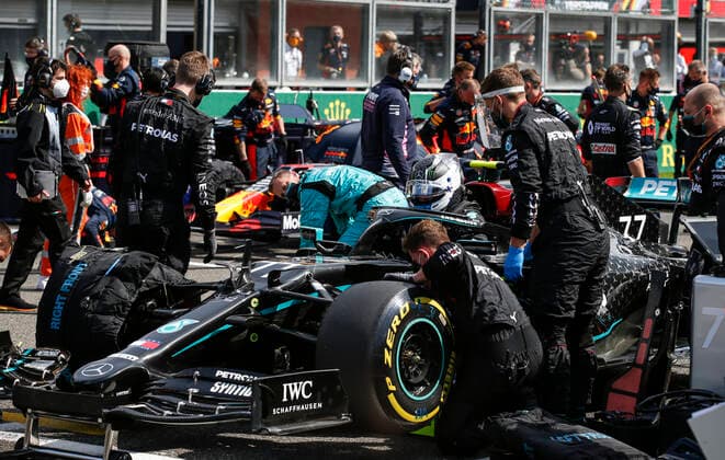 Motorsports: FIA Formula One World Championship, WM, Weltmeisterschaft 2020, Grand Prix of Belgium, 77 Valtteri Bottas (FIN, Mercedes-AMG Petronas Formula One Team), Spa-Francorchamps Belgium