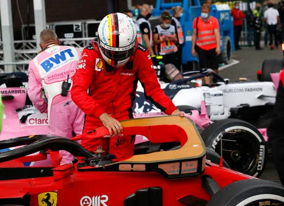 Motorsports: FIA Formula One World Championship, WM, Weltmeisterschaft 2020, Grand Prix of Belgium, 5 Sebastian Vettel (GER, Scuderia Ferrari Mission Winnow), Spa-Francorchamps Belgium