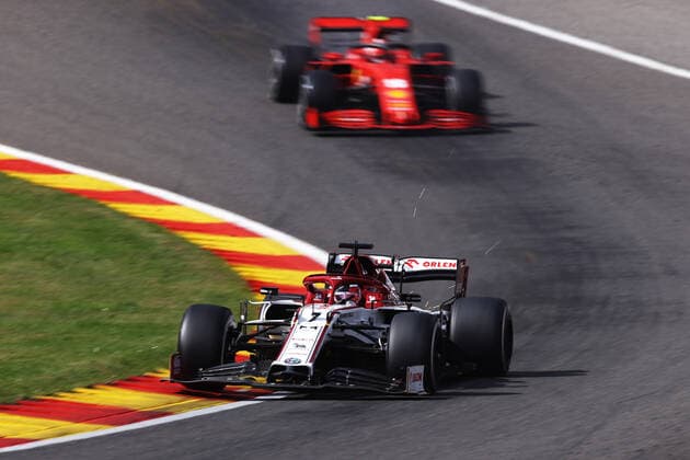 Motorsports: FIA Formula One World Championship, WM, Weltmeisterschaft 2020, Grand Prix of Belgium Motorsports: FIA Formula One World Championship 2020, Grand Prix of Belgium, 7 Kimi Raikkonen (FIN, Alfa Romeo Racing ORLEN),