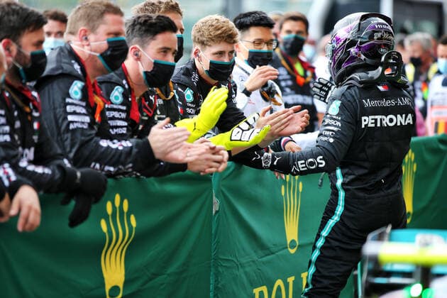 Motorsports: FIA Formula One World Championship, WM, Weltmeisterschaft 2020, Grand Prix of Belgium Motorsports: FIA Formula One World Championship 2020, Grand Prix of Belgium, 44 Lewis Hamilton (GBR, Mercedes-AMG Petronas Formula One Team),