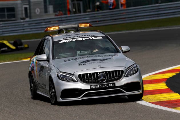 Motorsports: FIA Formula One World Championship, WM, Weltmeisterschaft 2020, Grand Prix of Belgium, F1 Medical Car Spa-Francorchamps Belgium