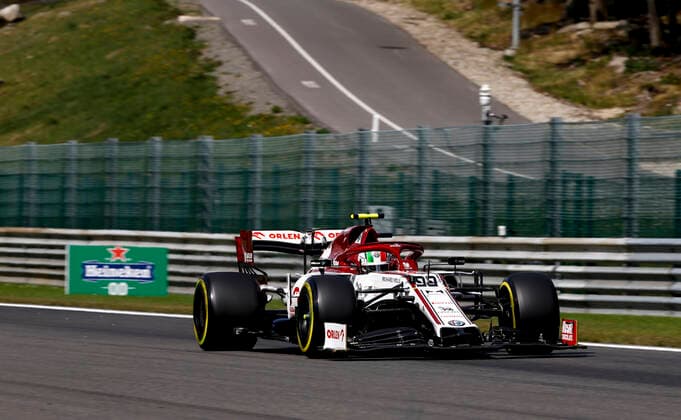 Motorsports: FIA Formula One World Championship, WM, Weltmeisterschaft 2020, Grand Prix of Belgium, 99 Antonio Giovinazzi (ITA, Alfa Romeo Racing ORLEN), Spa-Francorchamps Belgium