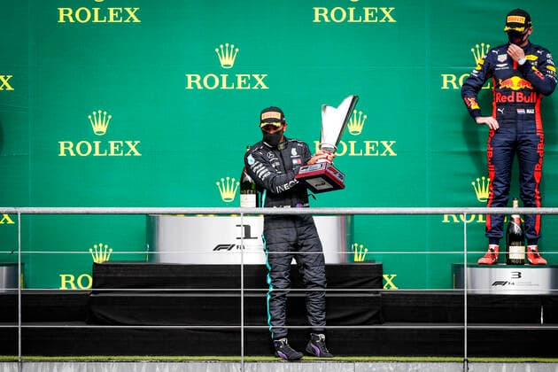 Motorsports: FIA Formula One World Championship, WM, Weltmeisterschaft 2020, Grand Prix of Belgium, 44 Lewis Hamilton (GBR, Mercedes-AMG Petronas Formula One Team), Spa-Francorchamps Belgium