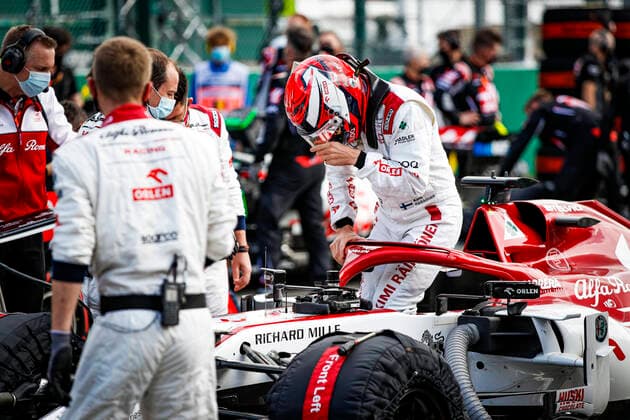 Motorsports: FIA Formula One World Championship, WM, Weltmeisterschaft 2020, Grand Prix of Belgium, 7 Kimi Raikkonen (FIN, Alfa Romeo Racing ORLEN), Spa-Francorchamps Belgium
