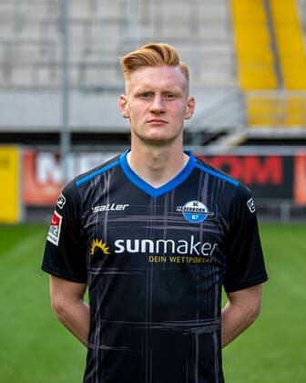 Pascal Steinwender; SC Paderborn 07; 2.BL, Porträttermin 2020 2021 Copyright: xKirchner-Mediax