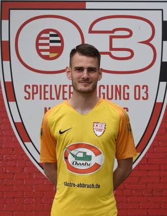 30.08.2020 Neu-Ienburg, Sportpark Spvgg.03 Neu-Isenburg - Fototermin Portrait Saison 2020 2021 Henrik Jöckel (30, Spvgg. 03 Neu-Isenburg)