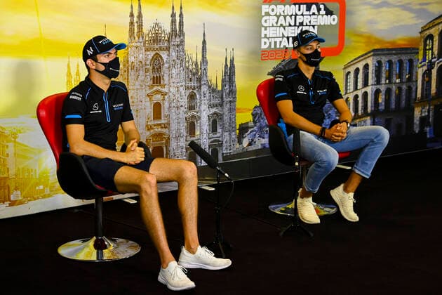 Motorsports: FIA Formula One World Championship, WM, Weltmeisterschaft 2020, Grand Prix of Italy Motorsports: FIA Formula One World Championship 2020, Grand Prix of Italy, 6 Nicholas Latifi (CAN, Williams Racing), 63 George Russell (GBR, Williams Racing),