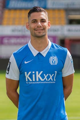 01.09.2020, Hänsch Arena, Meppen, SV Meppen; 3.Liga, Porträttermin 2020 2021, Luka Tankulic; SV Meppen, 3. Liga, Porträttermin 2020 2021, DFL REGULATIONS PROHIBIT ANY USE OF PHOTOGRAPHS AS IMAGE SEQUENCES AND OR QUASI-VIDEO. Meppen Niedersachsen Germany Hänsch Arena