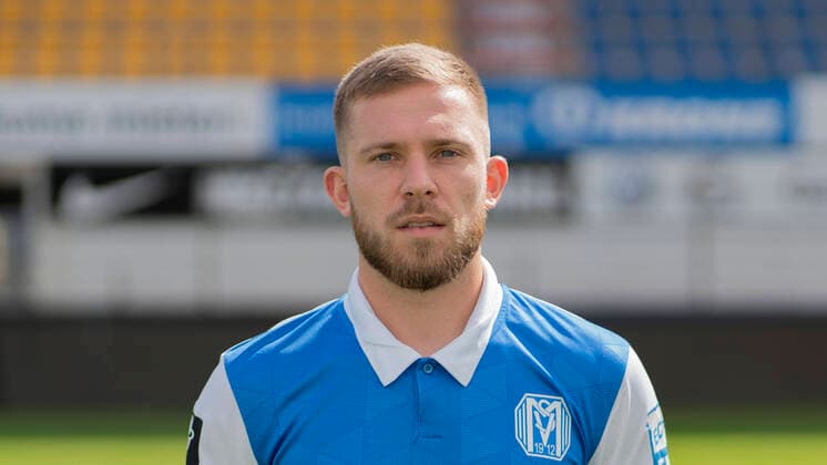 01.09.2020, Hänsch Arena, Meppen, SV Meppen; 3.Liga, Porträttermin 2020 2021, Markus Ballmert; SV Meppen, 3. Liga, Porträttermin 2020 2021, DFL REGULATIONS PROHIBIT ANY USE OF PHOTOGRAPHS AS IMAGE SEQUENCES AND OR QUASI-VIDEO. Meppen Niedersachsen Germany Hänsch Arena