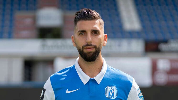 01.09.2020, Hänsch Arena, Meppen, SV Meppen; 3.Liga, Porträttermin 2020 2021, Hilal El-Helwe; SV Meppen, 3. Liga, Porträttermin 2020 2021, DFL REGULATIONS PROHIBIT ANY USE OF PHOTOGRAPHS AS IMAGE SEQUENCES AND OR QUASI-VIDEO. Meppen Niedersachsen Germany Hänsch Arena