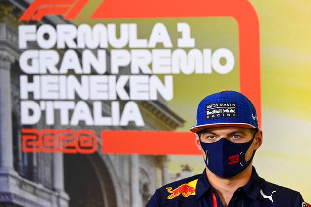 Motorsports: FIA Formula One World Championship, WM, Weltmeisterschaft 2020, Grand Prix of Italy Motorsports: FIA Formula One World Championship 2020, Grand Prix of Italy, 33 Max Verstappen (NLD, Aston Martin Red Bull Racing),