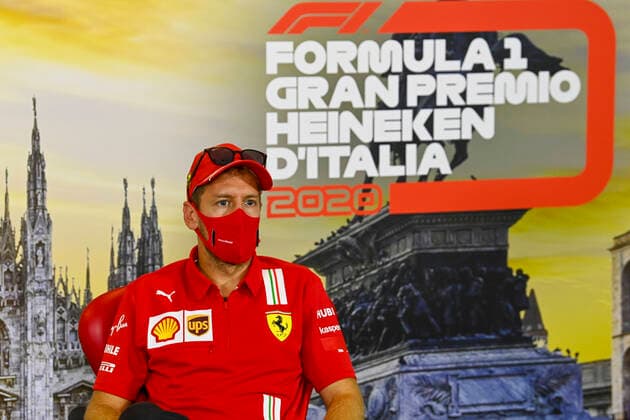 Motorsports: FIA Formula One World Championship, WM, Weltmeisterschaft 2020, Grand Prix of Italy Motorsports: FIA Formula One World Championship 2020, Grand Prix of Italy, 5 Sebastian Vettel (GER, Scuderia Ferrari Mission Winnow),