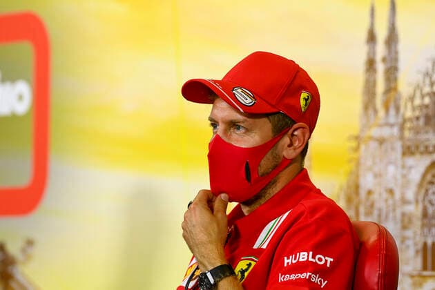 Motorsports: FIA Formula One World Championship, WM, Weltmeisterschaft 2020, Grand Prix of Italy Motorsports: FIA Formula One World Championship 2020, Grand Prix of Italy, 5 Sebastian Vettel (GER, Scuderia Ferrari Mission Winnow),