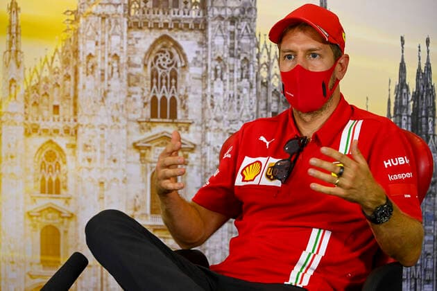 Motorsports: FIA Formula One World Championship, WM, Weltmeisterschaft 2020, Grand Prix of Italy Motorsports: FIA Formula One World Championship 2020, Grand Prix of Italy, 5 Sebastian Vettel (GER, Scuderia Ferrari Mission Winnow),