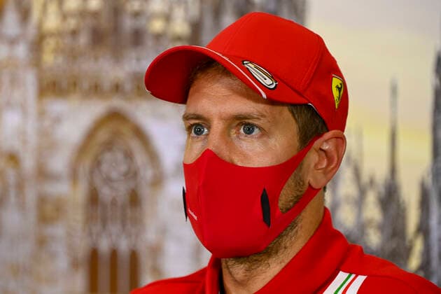 Sport Bilder des Tages Motorsports: FIA Formula One World Championship, WM, Weltmeisterschaft 2020, Grand Prix of Italy Motorsports: FIA Formula One World Championship 2020, Grand Prix of Italy, 5 Sebastian Vettel (GER, Scuderia Ferrari Mission Winnow),