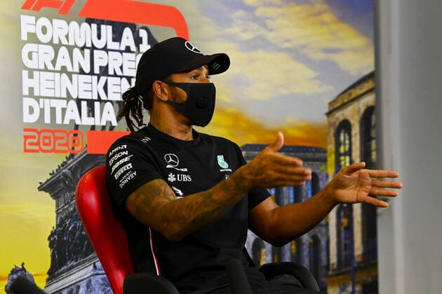 Motorsports: FIA Formula One World Championship, WM, Weltmeisterschaft 2020, Grand Prix of Italy Motorsports: FIA Formula One World Championship 2020, Grand Prix of Italy, 44 Lewis Hamilton (GBR, Mercedes-AMG Petronas Formula One Team),