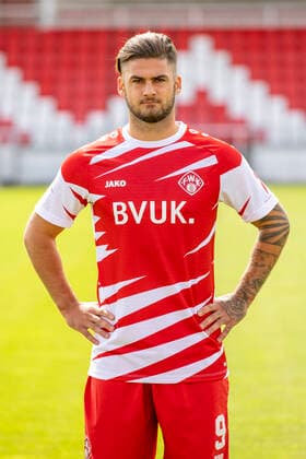 Dominic Baumann, FC Würzburger Kickers, 2. Bundesliga, Porträttermin 2020 2021, Copyright: HMBxMedia xHeikoxBecker