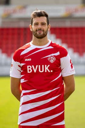 Luca Pfeiffer, FC Würzburger Kickers, 2. Bundesliga, Porträttermin 2020 2021, Copyright: HMBxMedia xHeikoxBecker
