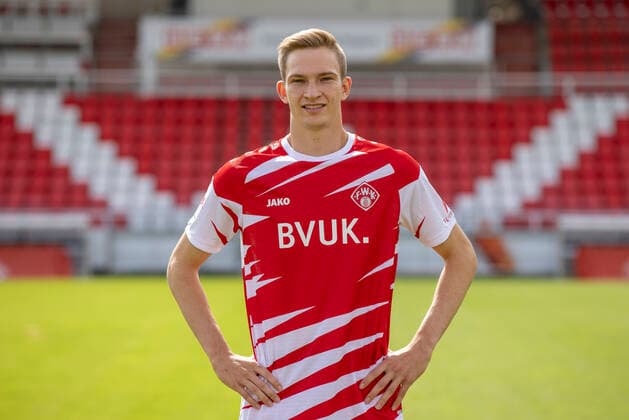 Maximilian Breunig, FC Würzburger Kickers, 2. Bundesliga, Porträttermin 2020 2021, Copyright: HMBxMedia xHeikoxBecker