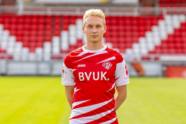 Luke Hemmerich, FC Würzburger Kickers, 2. Bundesliga, Porträttermin 2020 2021, Copyright: HMBxMedia xHeikoxBecker
